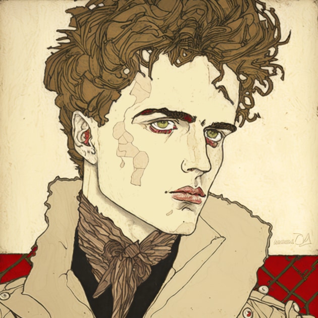 dio-brando-art-style-of-egon-schiele