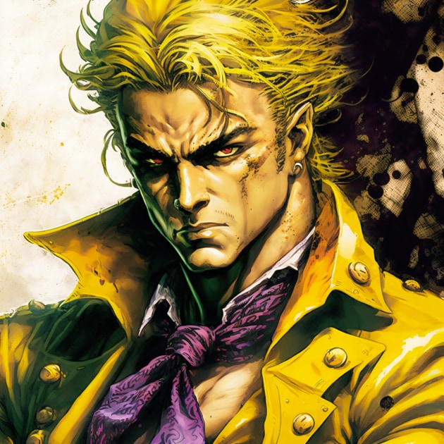 Dio Brando in the Art Style of Aiartes