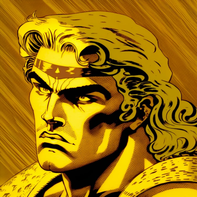 Dio Brando in the Art Style of Aiartes