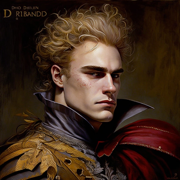 Dio Brando in the Art Style of Aiartes