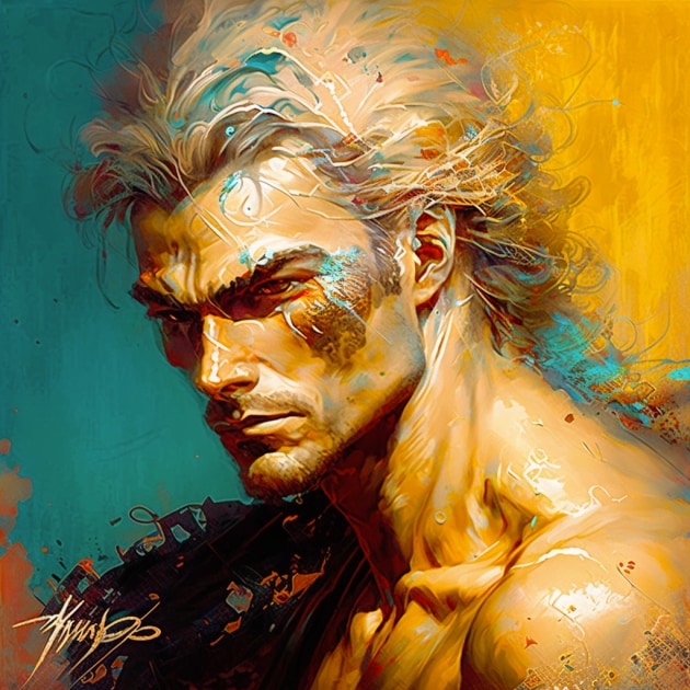 dio-brando-art-style-of-karol-bak