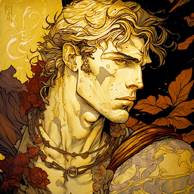 Dio Brando in the Art Style of Aiartes