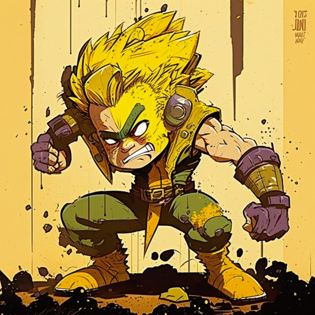 dio-brando-art-style-of-skottie-young