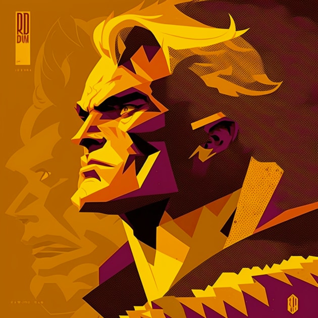 dio-brando-art-style-of-tom-whalen