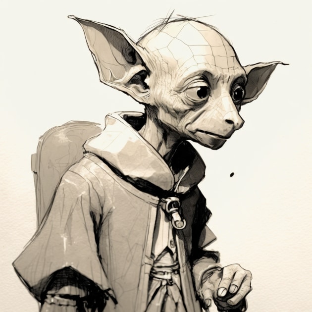 dobby-art-style-of-akihiko-yoshida