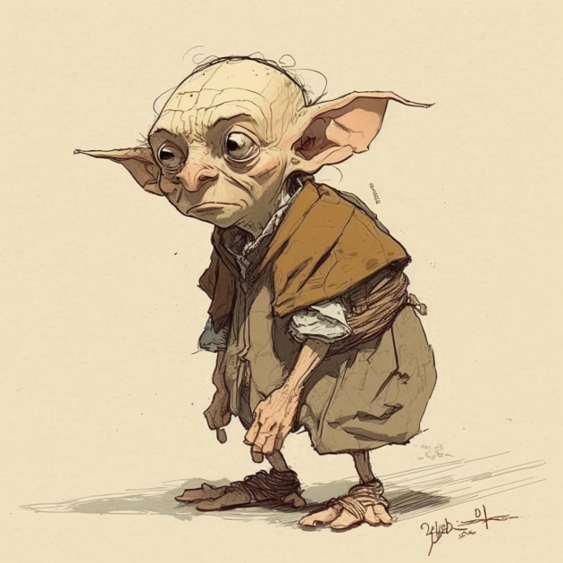 dobby-art-style-of-claire-wendling