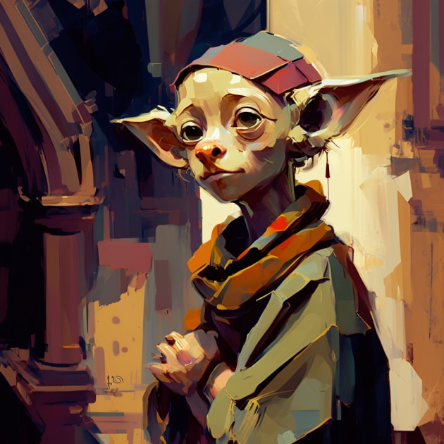 dobby-art-style-of-isaac-maimon