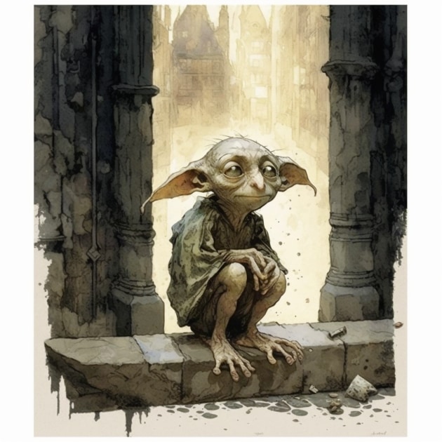 dobby-art-style-of-william-timlin