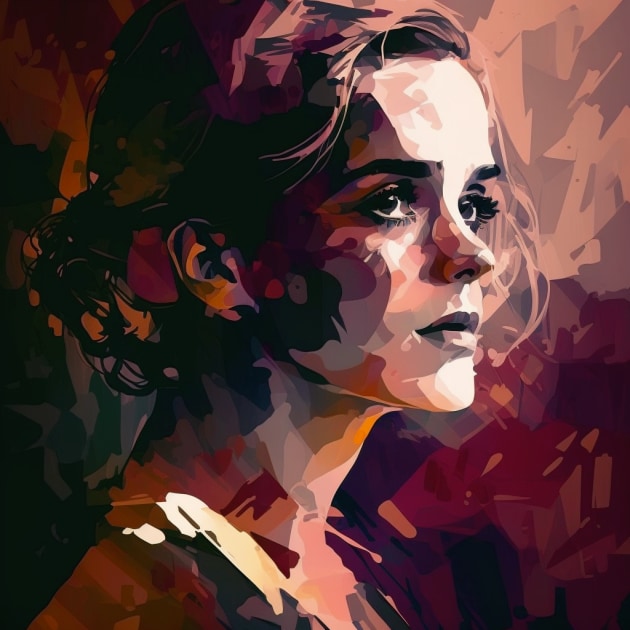 emma-watson-art-style-of-aaron-douglas