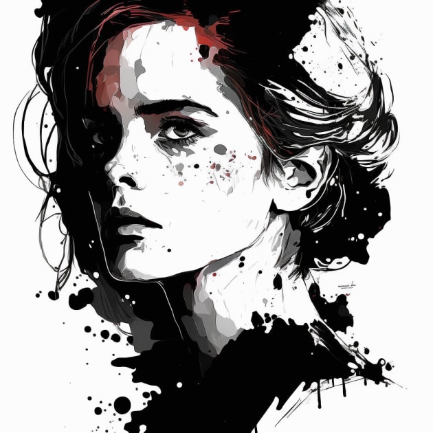 emma-watson-art-style-of-kaethe-butcher