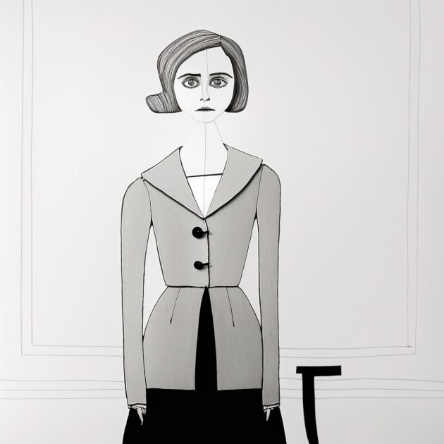 emma-watson-art-style-of-saul-steinberg