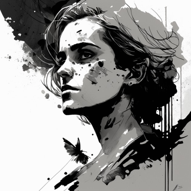 emma-watson-art-style-of-sergio-toppi