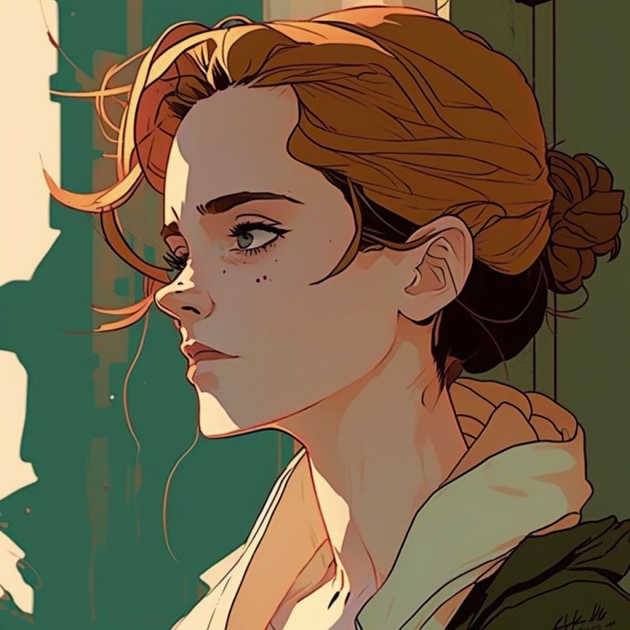 emma-watson-art-style-of-tomer-hanuka