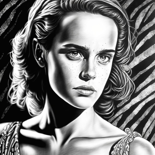 emma-watson-art-style-of-virgil-finlay