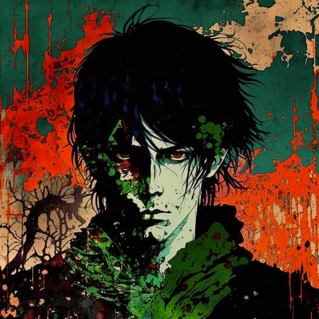 eren-yeager-art-style-of-harry-clarke