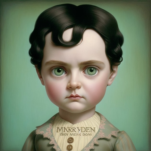 eren-yeager-art-style-of-mark-ryden