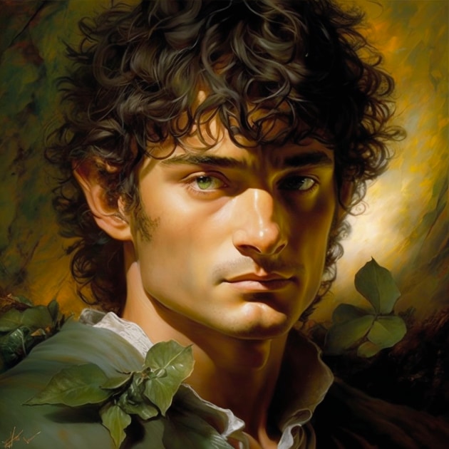 frodo-baggins-art-style-of-boris-vallejo