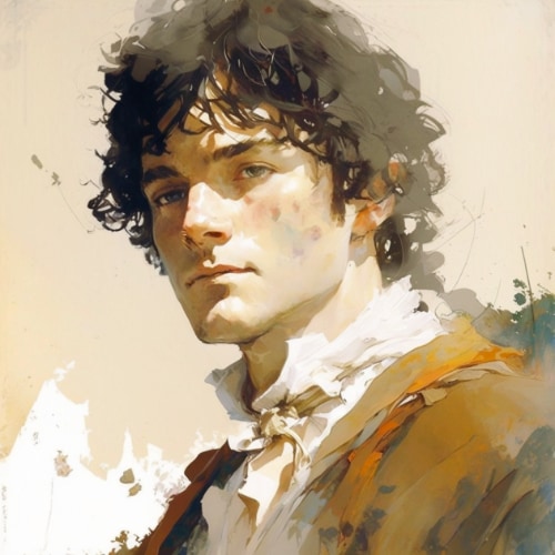 frodo-baggins-art-style-of-coby-whitmore