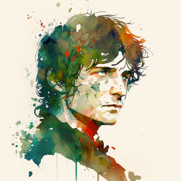 frodo-baggins-art-style-of-conrad-roset