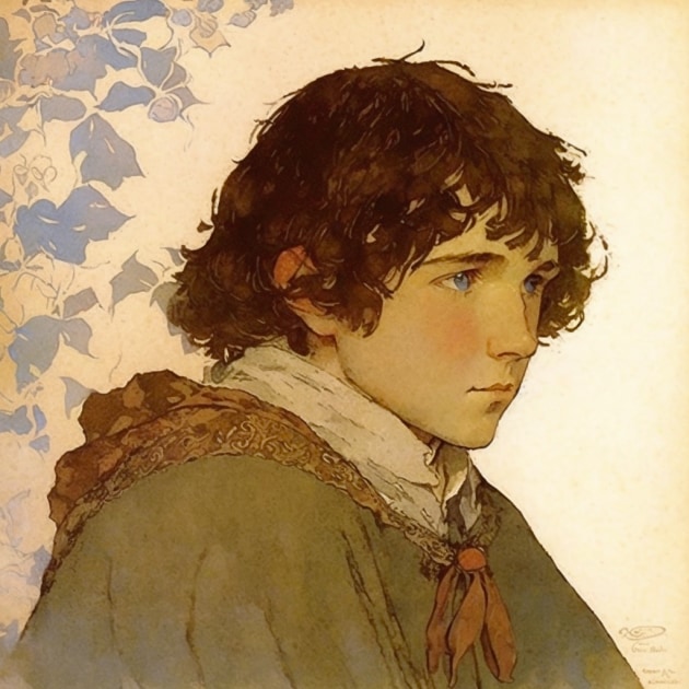 frodo-baggins-art-style-of-edmund-dulac