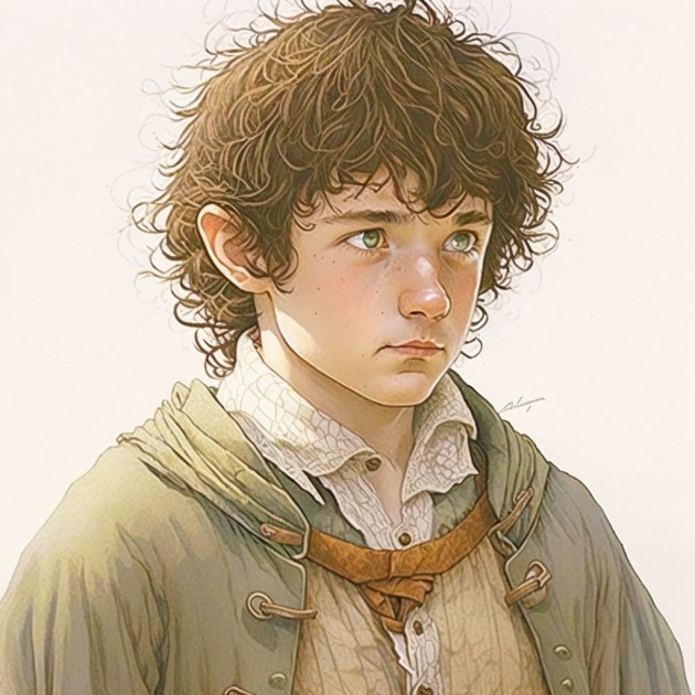 frodo-baggins-art-style-of-frank-quitely