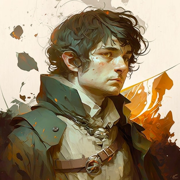 frodo-baggins-art-style-of-greg-tocchini