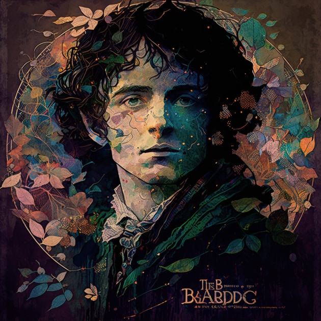 frodo-baggins-art-style-of-harry-clarke