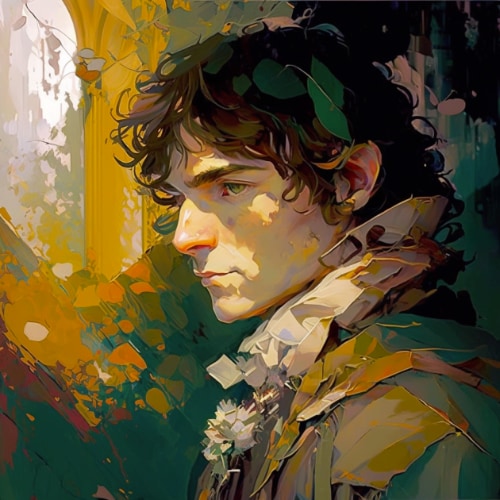 frodo-baggins-art-style-of-isaac-maimon