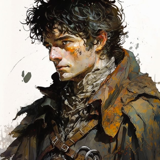 frodo-baggins-art-style-of-jim-lee