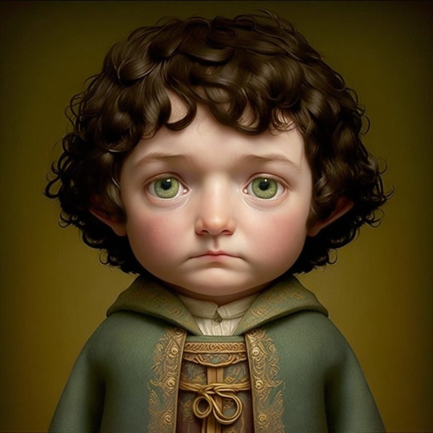 frodo-baggins-art-style-of-mark-ryden