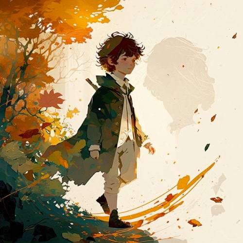 frodo-baggins-art-style-of-pascal-campion