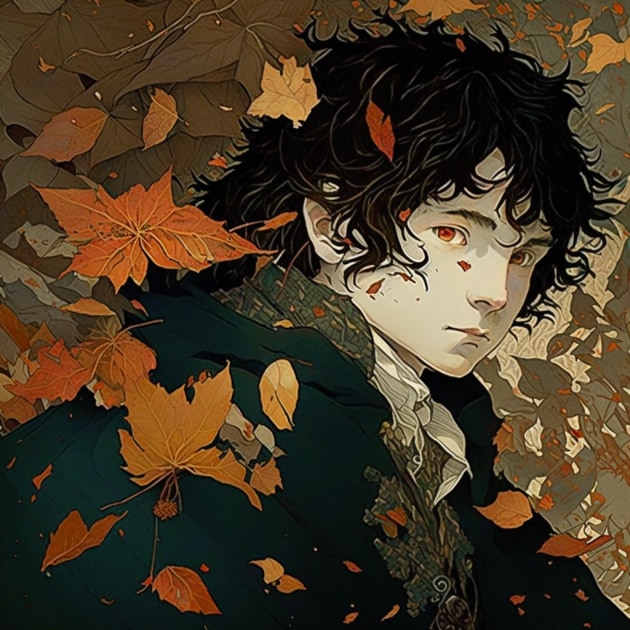 frodo-baggins-art-style-of-takato-yamamoto