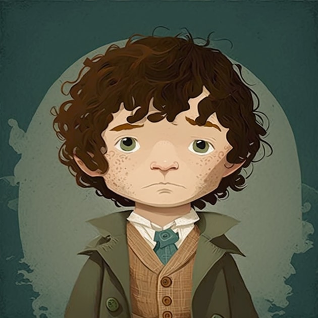 frodo-baggins-art-style-of-tracie-grimwood