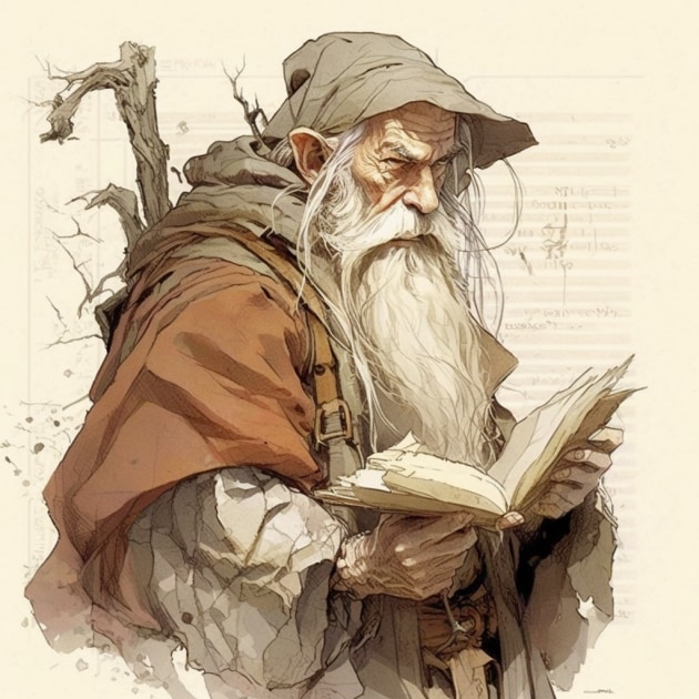 gandalf-art-style-of-akihiko-yoshida