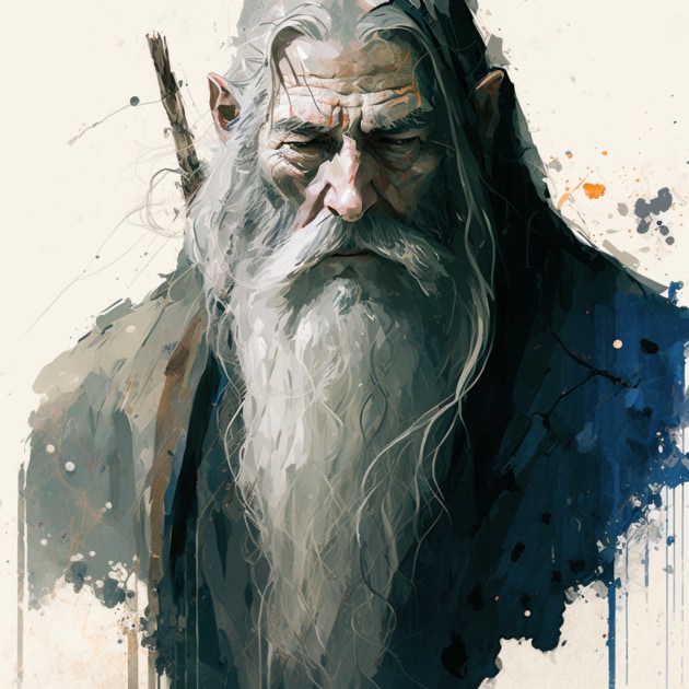 gandalf-art-style-of-alex-maleev