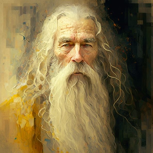 gandalf-art-style-of-gustav-klimt