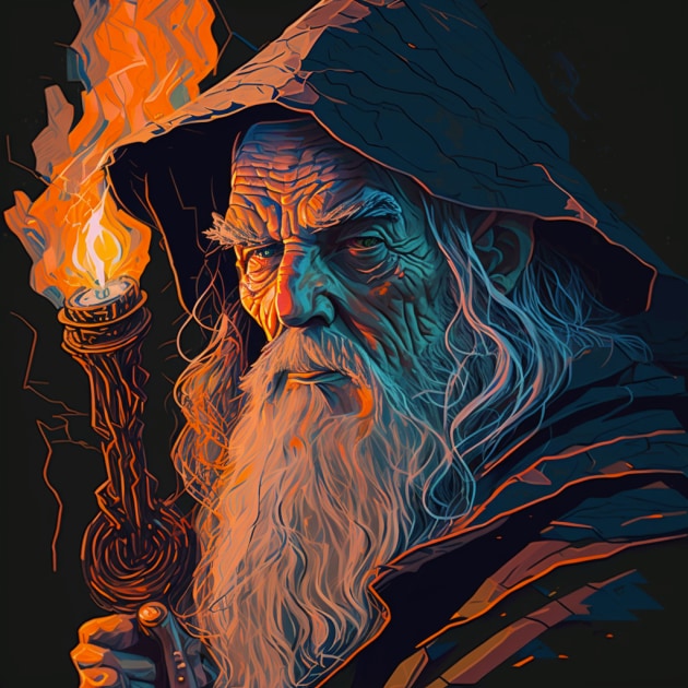 gandalf-art-style-of-jack-kirby