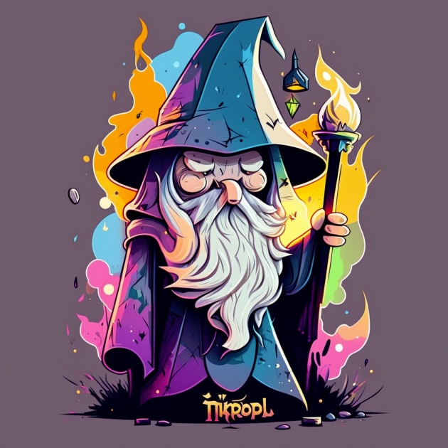 gandalf-art-style-of-jon-burgerman