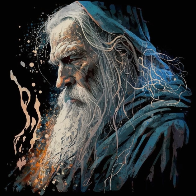 gandalf-art-style-of-philippe-druillet