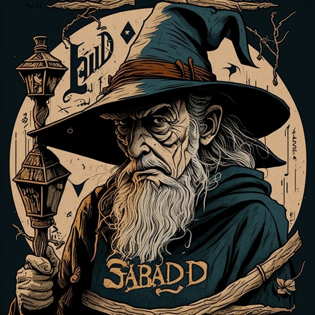 gandalf-art-style-of-steve-ditko