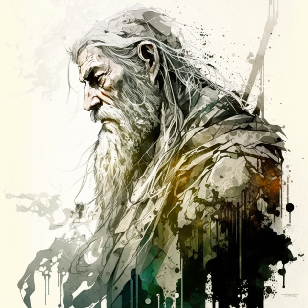 gandalf-art-style-of-yoji-shinkawa