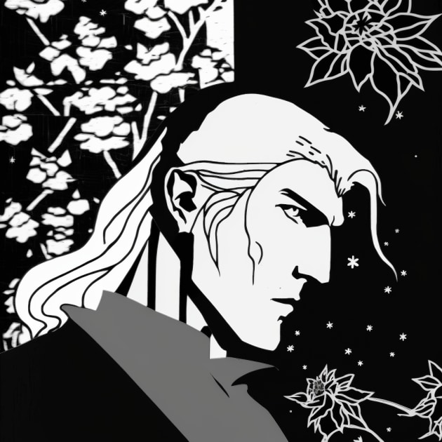 geralt-of-rivia-art-style-of-aubrey-beardsley