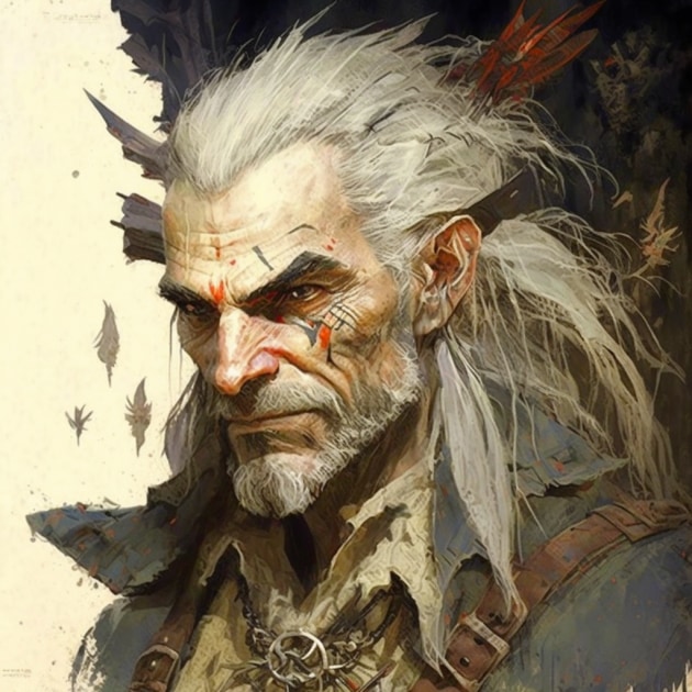 geralt-of-rivia-art-style-of-brian-froud