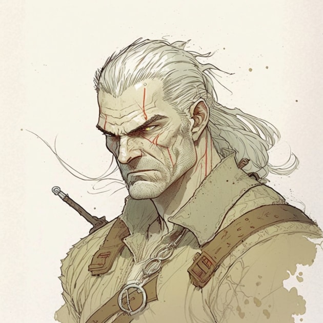 geralt-of-rivia-art-style-of-frank-quitely