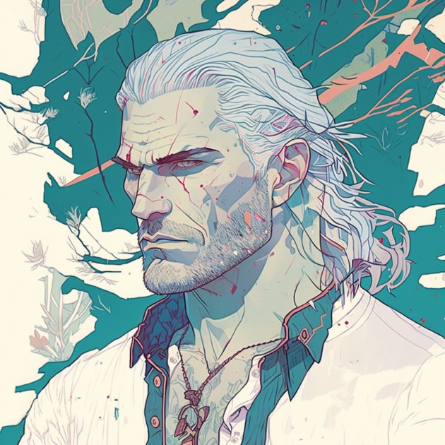 geralt-of-rivia-art-style-of-hope-gangloff