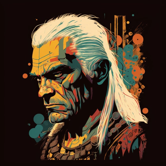 geralt-of-rivia-art-style-of-jack-kirby