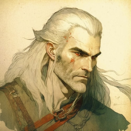 geralt-of-rivia-art-style-of-warwick-goble