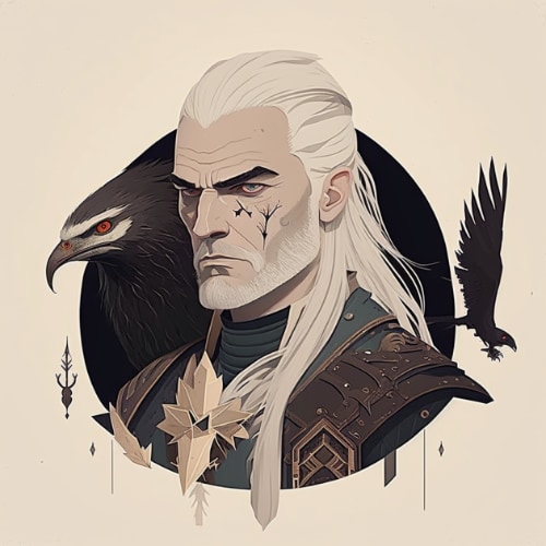 geralt-of-rivia-art-style-of-amy-earles
