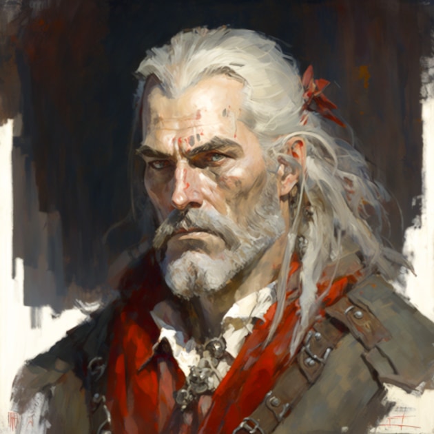 geralt-of-rivia-art-style-of-edwin-austin-abbey