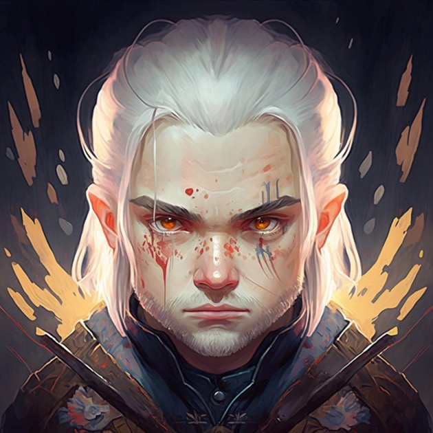 geralt-of-rivia-art-style-of-hikari-shimoda